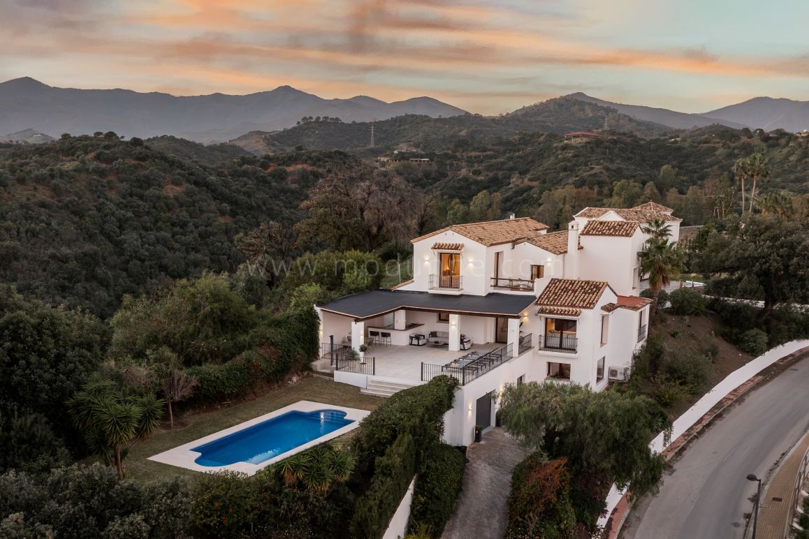 Andalusian Villa with Sea Views in Selwo Hills, Estepona