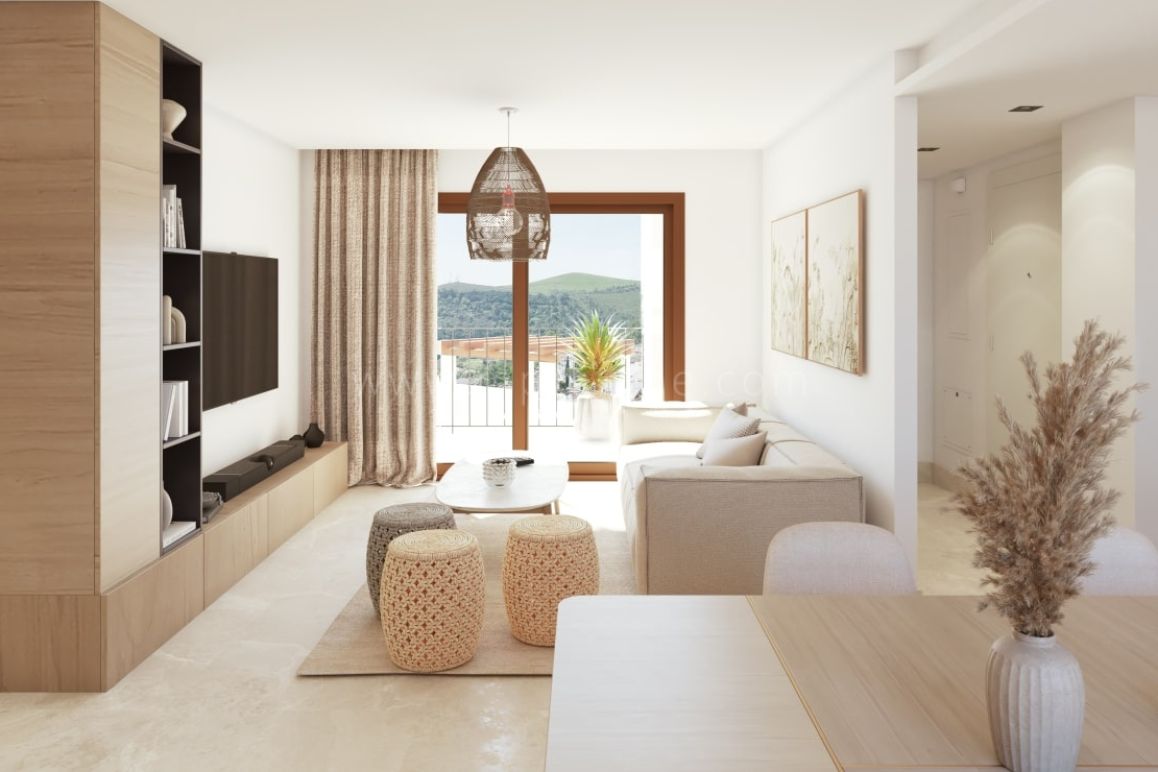Apartamento Moderno de Dos Dormitorios en el Corazón de Benahavís
