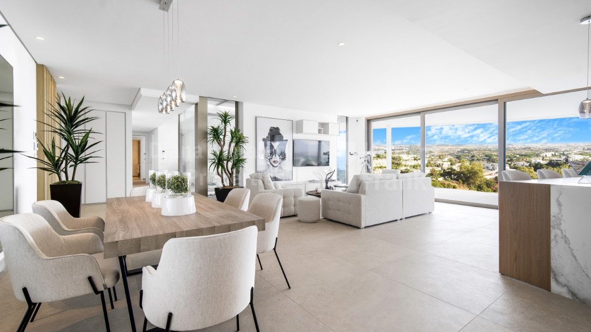 The View Marbella, Lujoso apartamento de tres habitaciones con vistas panorámicas