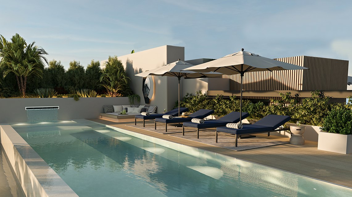 Brand new modern apartments and semi detached houses in Marbella East