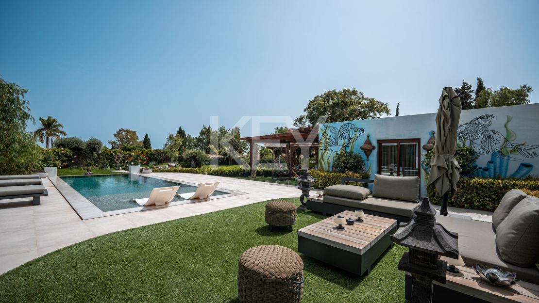 Eco-conscious villa blending Bali spirit and Japanese calm in Benahavís