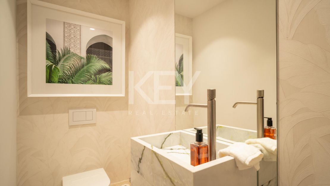 A contemporary masterpiece in Puente Romano, Marbella's most iconic resort, Marbella Golden Mile