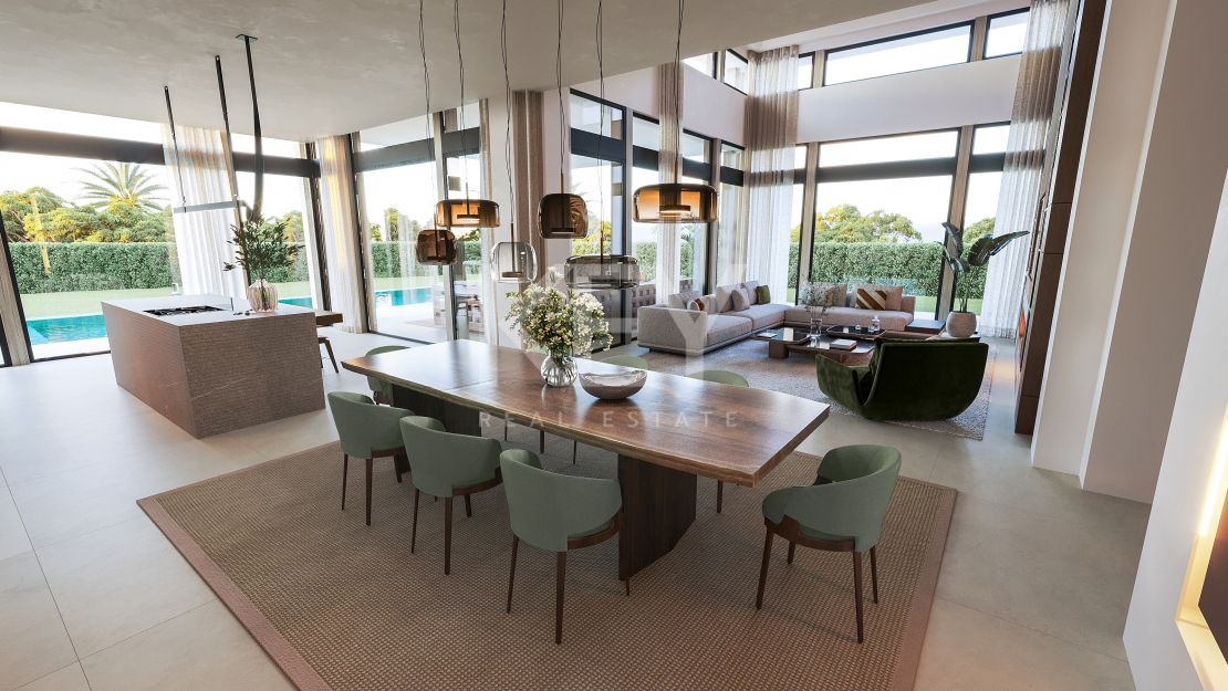 Contemporary Villa for sale: a luxurious oasis with High-End amenities  in Marbella Golden Mile