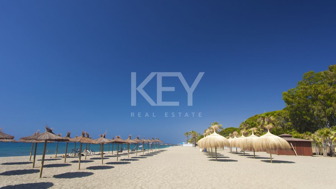 Exceptional frontline beach  villa for sale on the New Golden Mile, Estepona