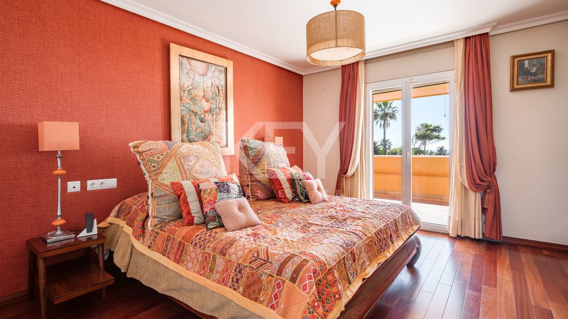 Exceptional frontline beach  villa for sale on the New Golden Mile, Estepona