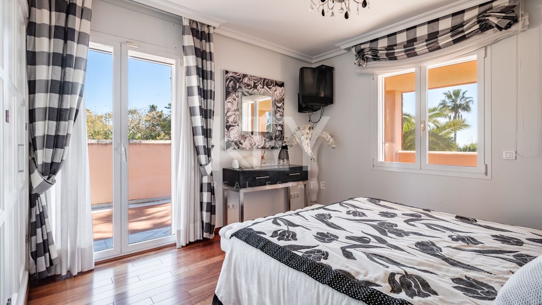 Exceptional frontline beach  villa for sale on the New Golden Mile, Estepona