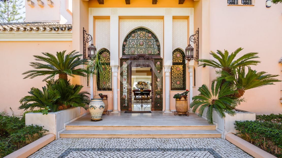 Exceptional frontline beach  villa for sale on the New Golden Mile, Estepona