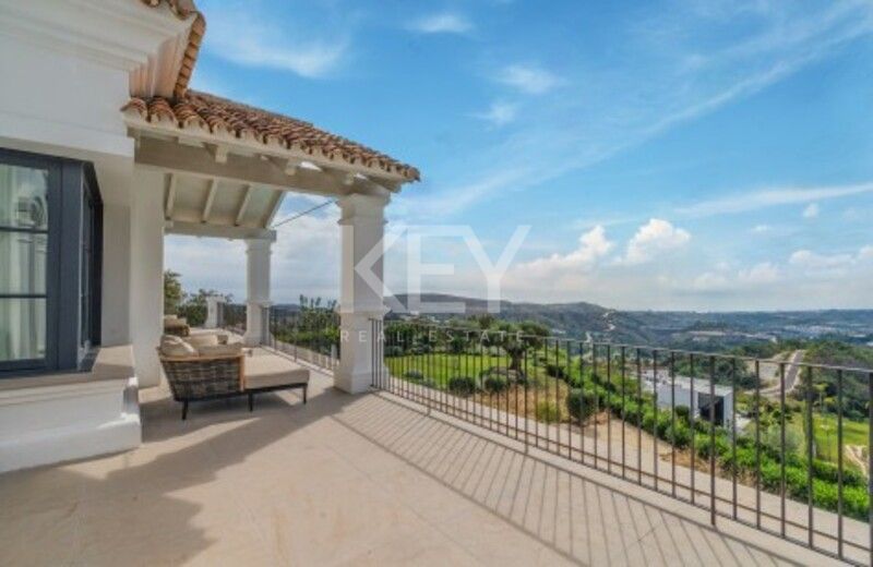 Amazing Villa in Marbella Club Golf Resort with Panoramic Mediterranean Views in Benahavis