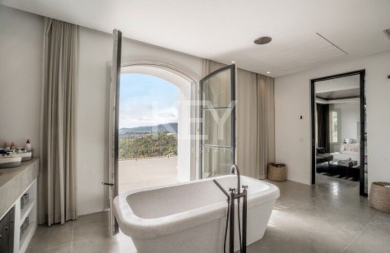 Amazing Villa in Marbella Club Golf Resort with Panoramic Mediterranean Views in Benahavis