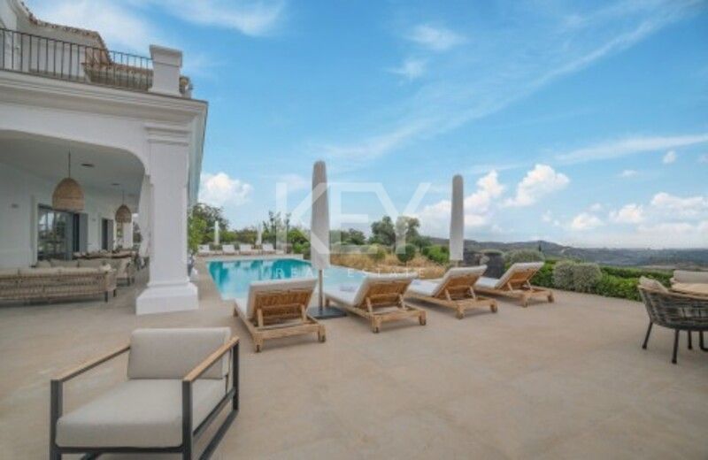 Amazing Villa in Marbella Club Golf Resort with Panoramic Mediterranean Views in Benahavis