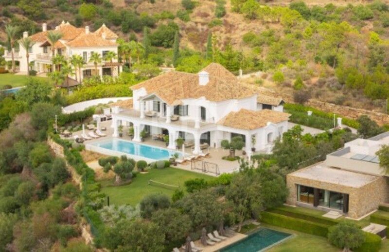 Amazing Villa in Marbella Club Golf Resort with Panoramic Mediterranean Views in Benahavis