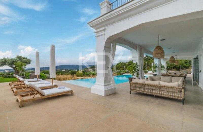 Amazing Villa in Marbella Club Golf Resort with Panoramic Mediterranean Views in Benahavis