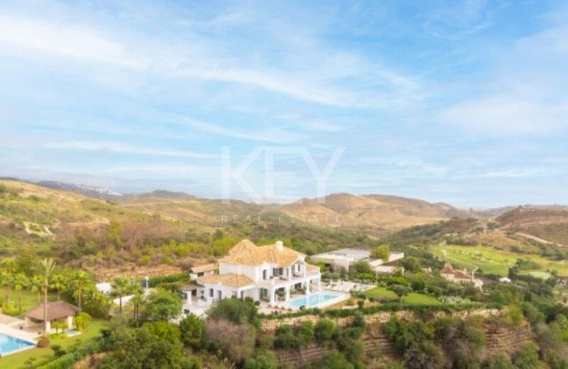 Amazing Villa in Marbella Club Golf Resort with Panoramic Mediterranean Views in Benahavis