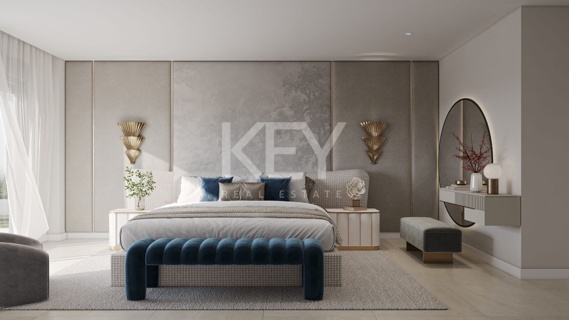 Современная вилла с 4 спальнями, собственным бассейном и видом на море в престижном районе ЭстепоныСовременная вилла с 4 спальнями, собственным бассейном и видом на море в престижном районе Эстепоны