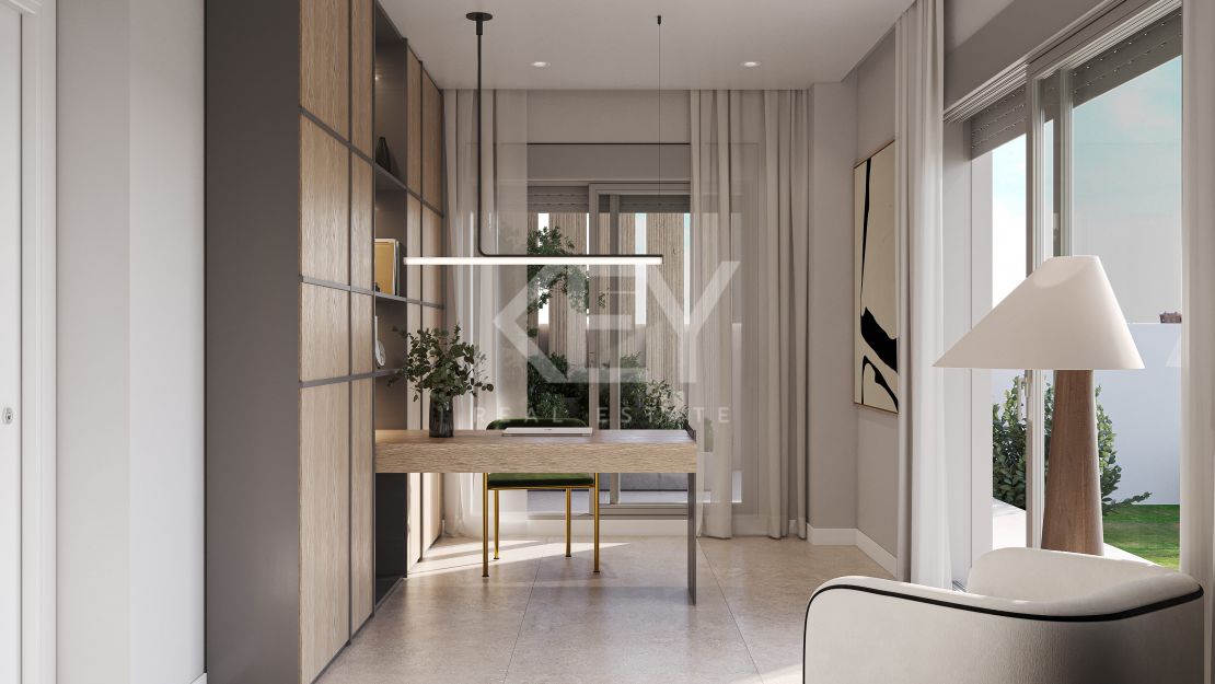 Современная вилла с 4 спальнями, собственным бассейном и видом на море в престижном районе ЭстепоныСовременная вилла с 4 спальнями, собственным бассейном и видом на море в престижном районе Эстепоны