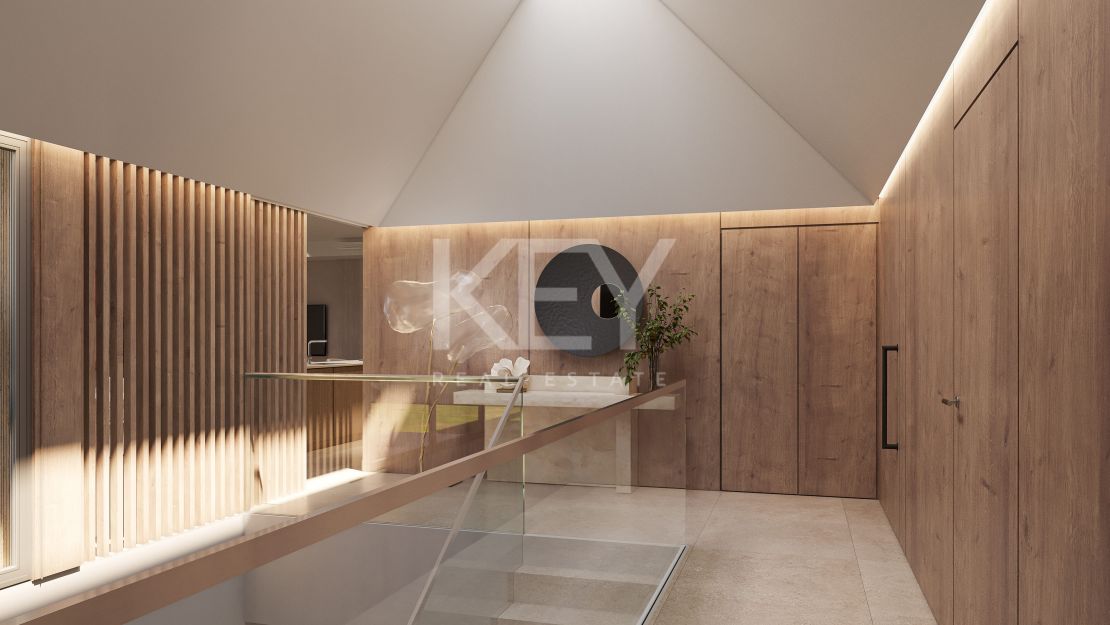 Современная вилла с 4 спальнями, собственным бассейном и видом на море в престижном районе ЭстепоныСовременная вилла с 4 спальнями, собственным бассейном и видом на море в престижном районе Эстепоны