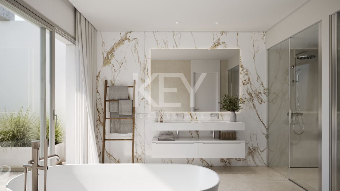 Современная вилла с 4 спальнями, собственным бассейном и видом на море в престижном районе ЭстепоныСовременная вилла с 4 спальнями, собственным бассейном и видом на море в престижном районе Эстепоны