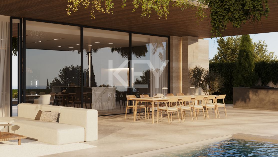 Luxurious Villa with panoramic sea views minutes from Puerto Banús in La Quinta, Benahavis