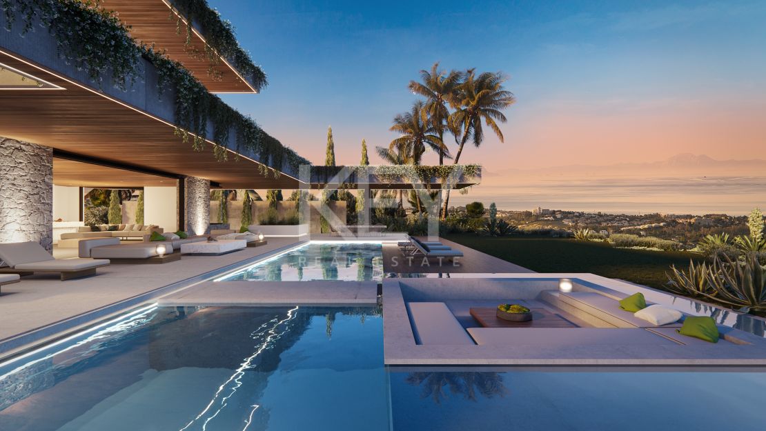 Luxurious Villa with panoramic sea views minutes from Puerto Banús in La Quinta, Benahavis