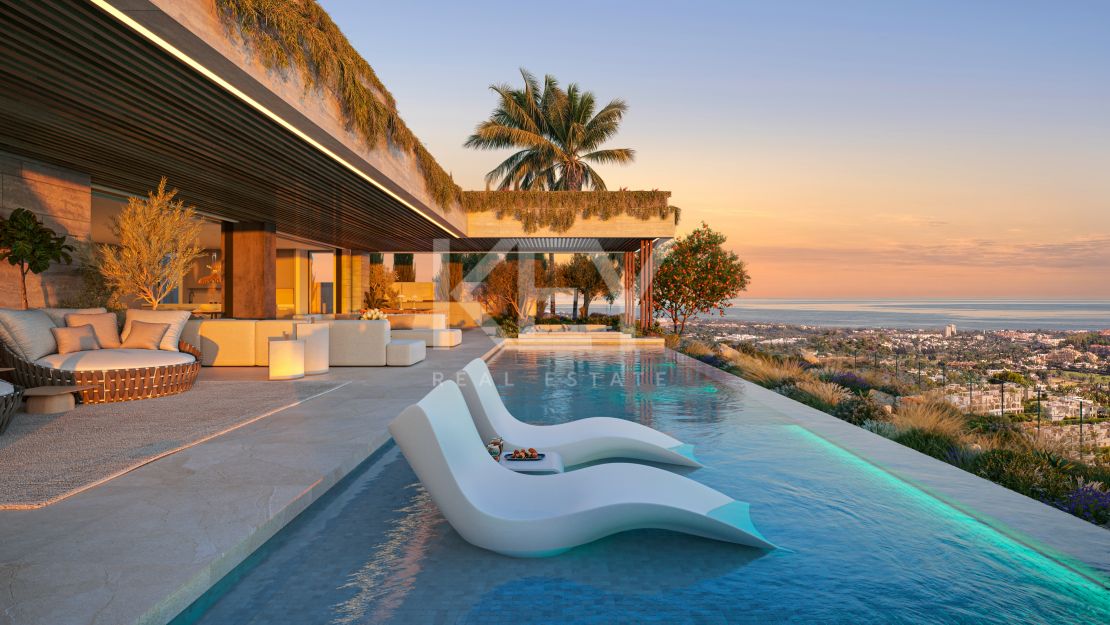 Luxurious Villa with panoramic sea views minutes from Puerto Banús in La Quinta, Benahavis