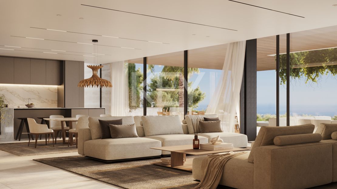 Luxurious Villa with panoramic sea views minutes from Puerto Banús in La Quinta, Benahavis