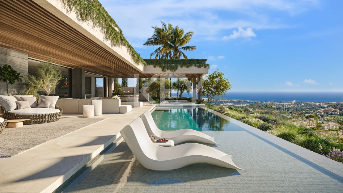 Luxurious Villa with panoramic sea views minutes from Puerto Banús in La Quinta, Benahavis