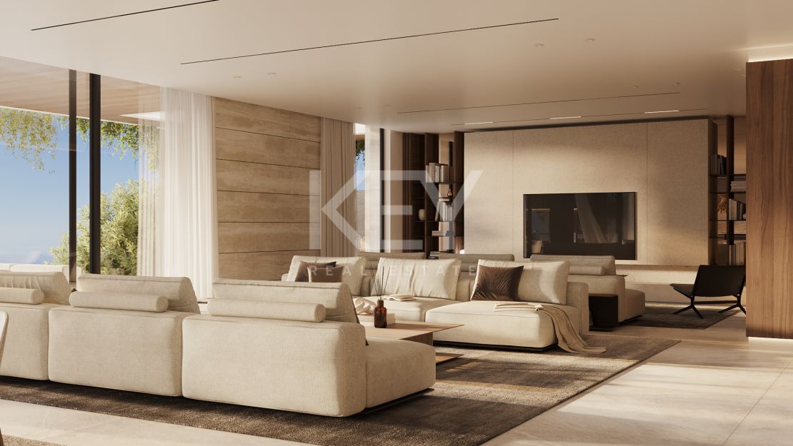 Luxurious Villa with panoramic sea views minutes from Puerto Banús in La Quinta, Benahavis