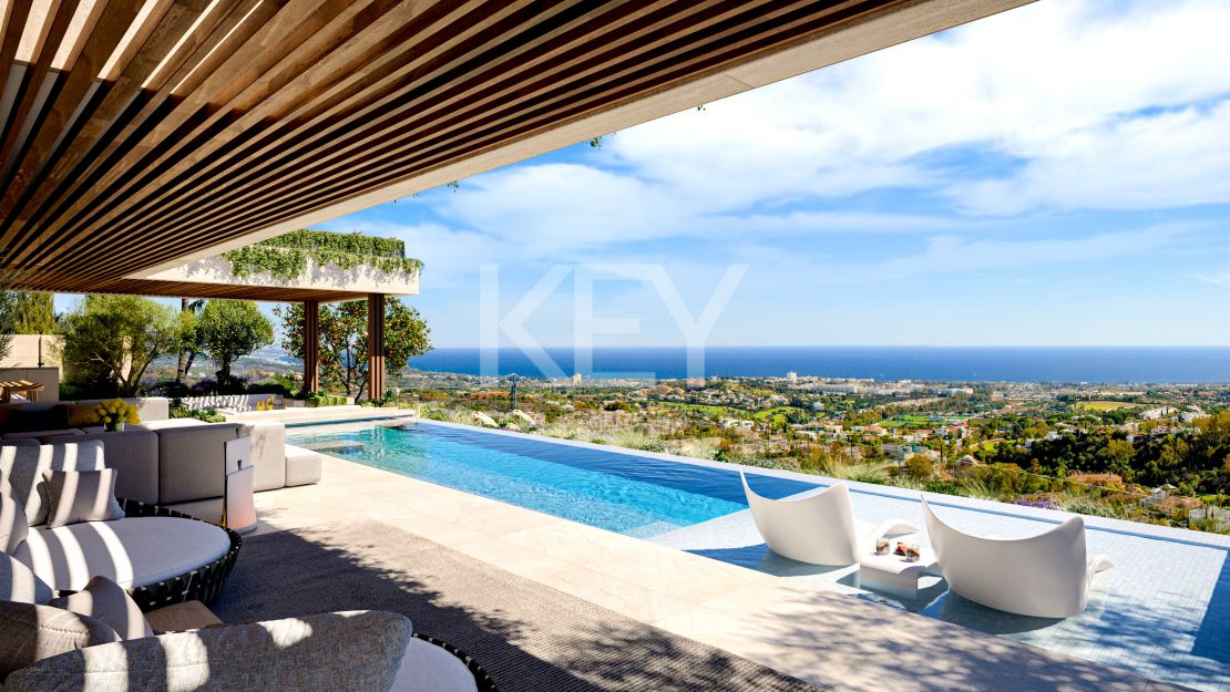 Luxurious Villa with panoramic sea views minutes from Puerto Banús in La Quinta, Benahavis