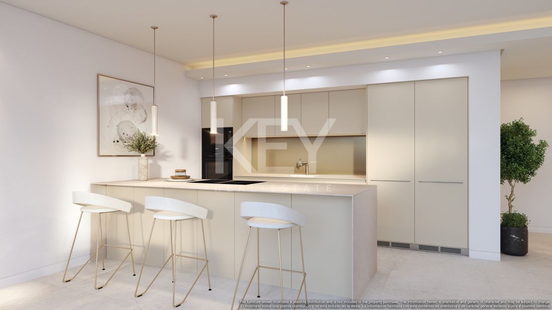 Эксклюзивный пентхаус с панорамным солярием и собственным бассейном в Real de La Quinta, Марбелья-Бенаавис