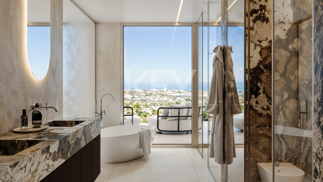 Эксклюзивная квартира с дизайнерской отделкой и панорамным видом в Ла-Кинта, Бенахавис