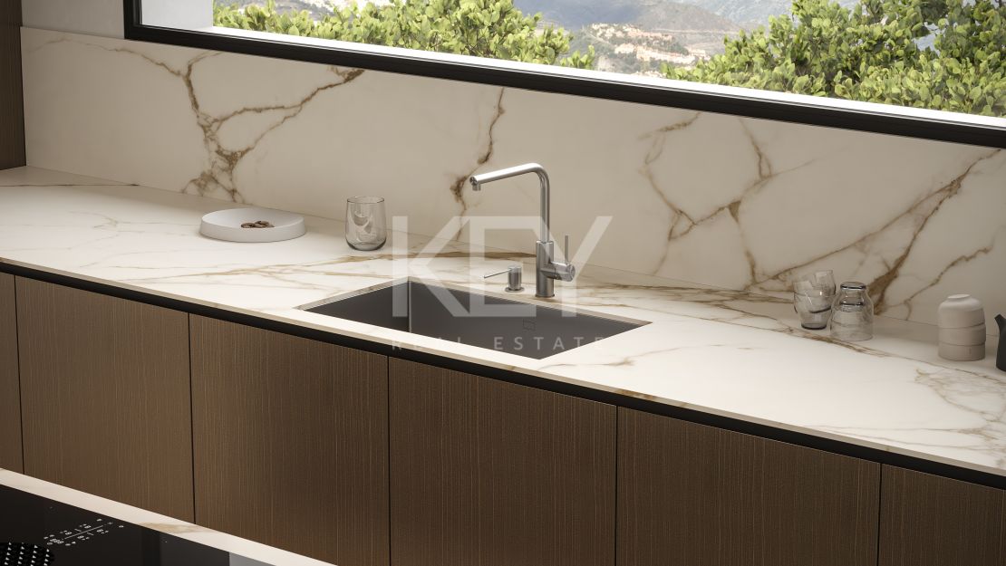 Эксклюзивная квартира с дизайнерской отделкой и панорамным видом в Ла-Кинта, Бенахавис