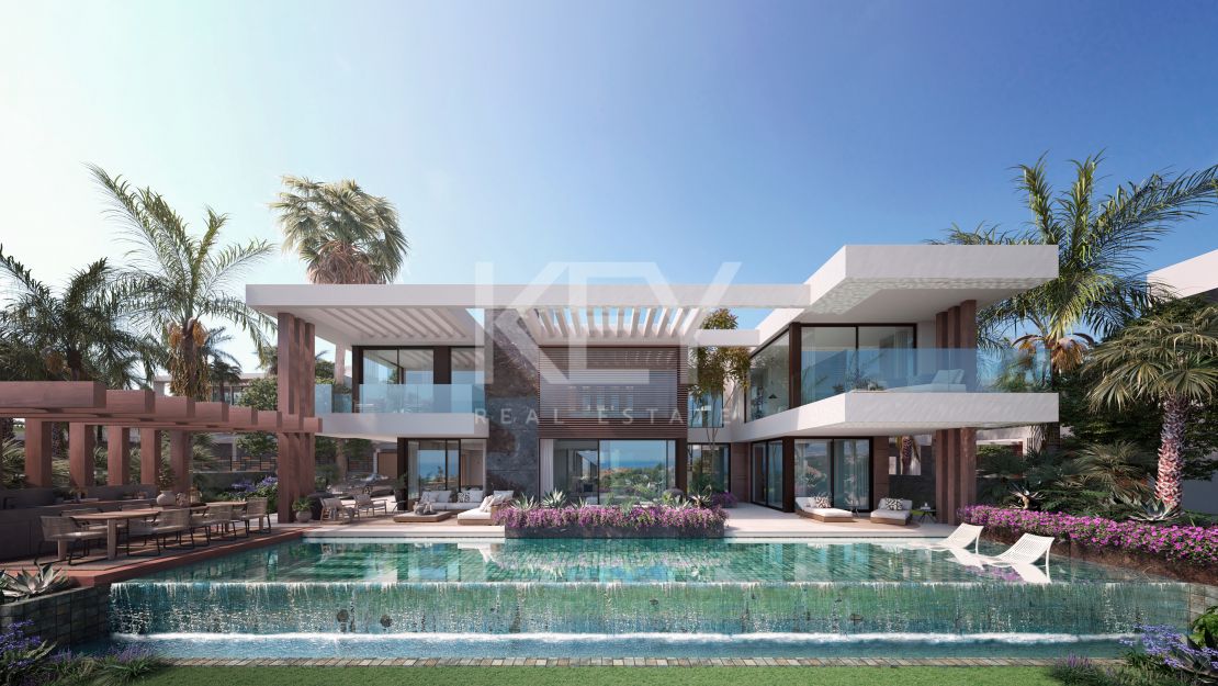 Exclusiva villa boutique con piscina infinita y solárium en Nueva Andalucía, Marbella