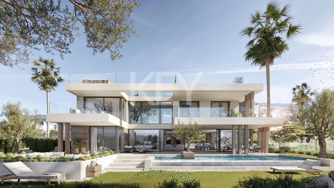 Luxury 4-Bedroom Villa with sea views and infinity pool in  Cancelada Area, Estepona’s Norte