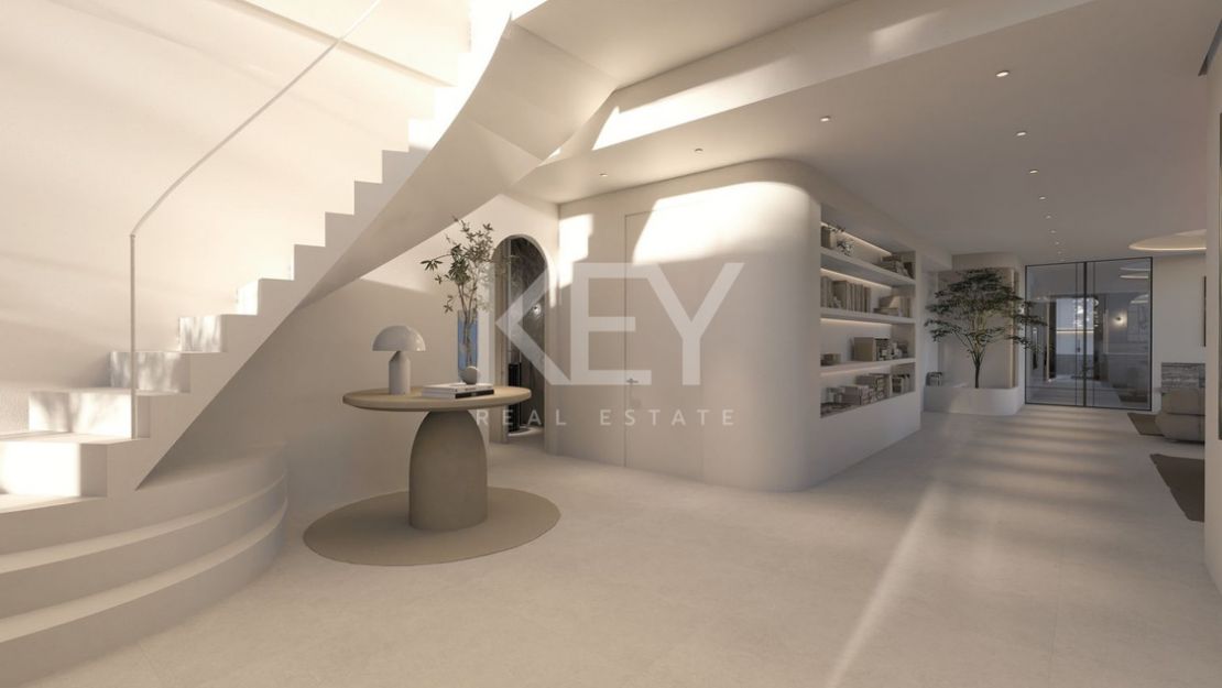 Exclusive luxury Villa with panoramic sea and golf views in El Paraiso, Estepona