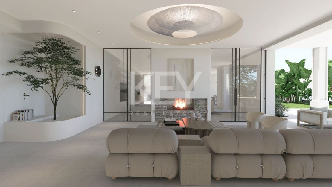 Exclusive luxury Villa with panoramic sea and golf views in El Paraiso, Estepona