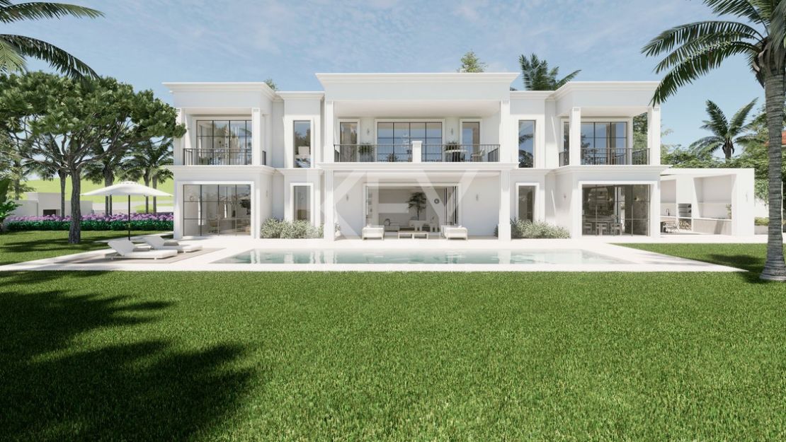 Exclusive Luxury Villa with Panoramic Sea and Golf Views in El Paraiso, Estepona