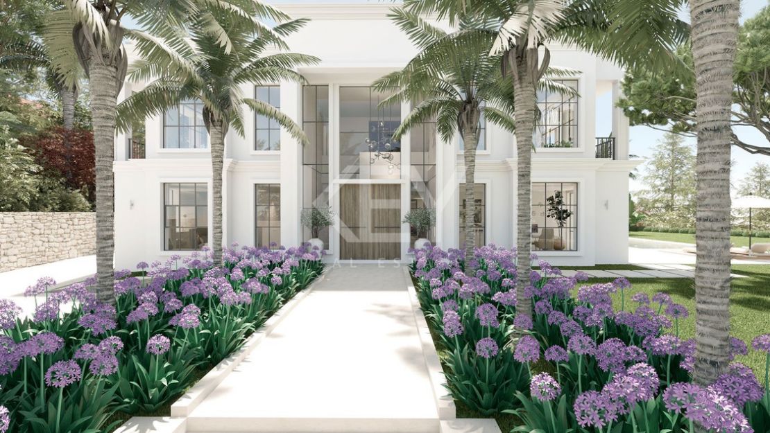 Exclusive luxury Villa with panoramic sea and golf views in El Paraiso, Estepona