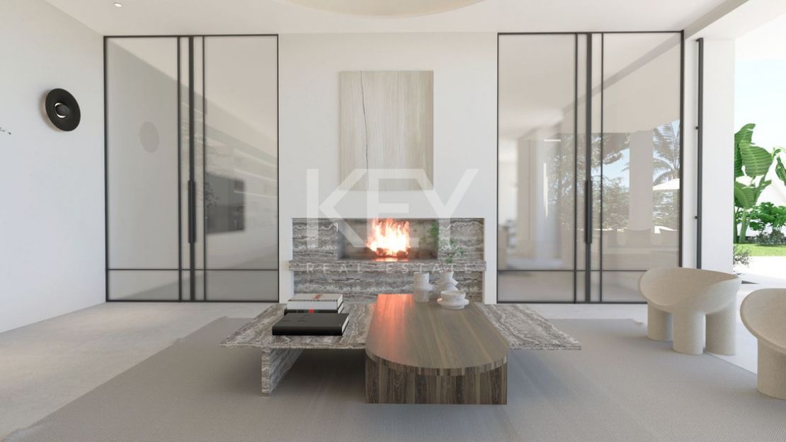 Exclusive luxury Villa with panoramic sea and golf views in El Paraiso, Estepona