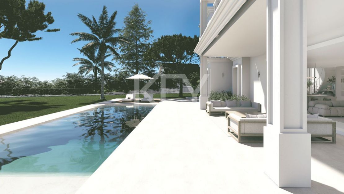 Exclusive luxury Villa with panoramic sea and golf views in El Paraiso, Estepona