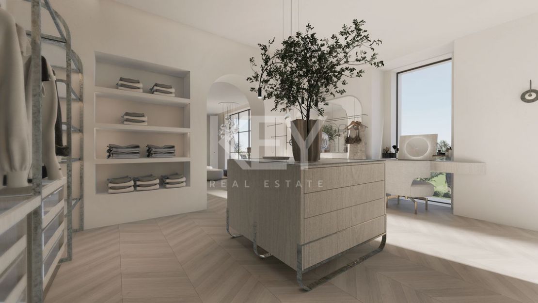 Exclusive luxury Villa with panoramic sea and golf views in El Paraiso, Estepona