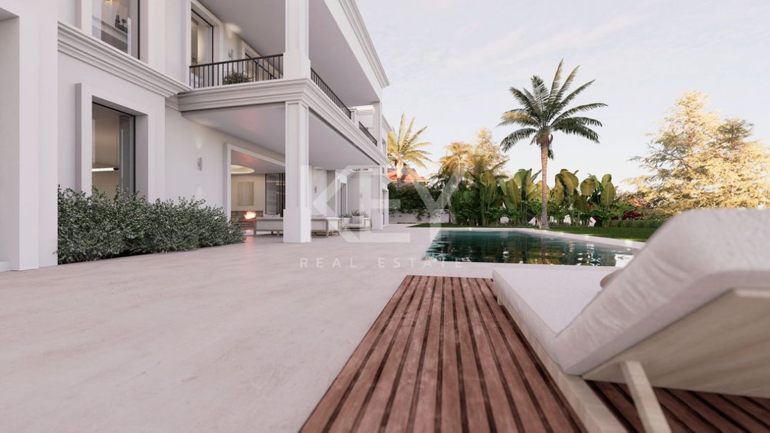 Exclusive luxury Villa with panoramic sea and golf views in El Paraiso, Estepona
