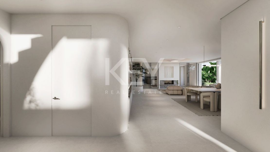 Exclusive luxury Villa with panoramic sea and golf views in El Paraiso, Estepona