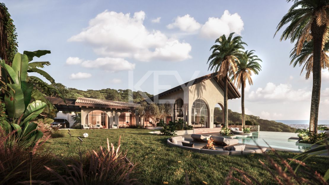 Modern Andalusian luxury with panoramic sea views in El Madroñal, Benahavís