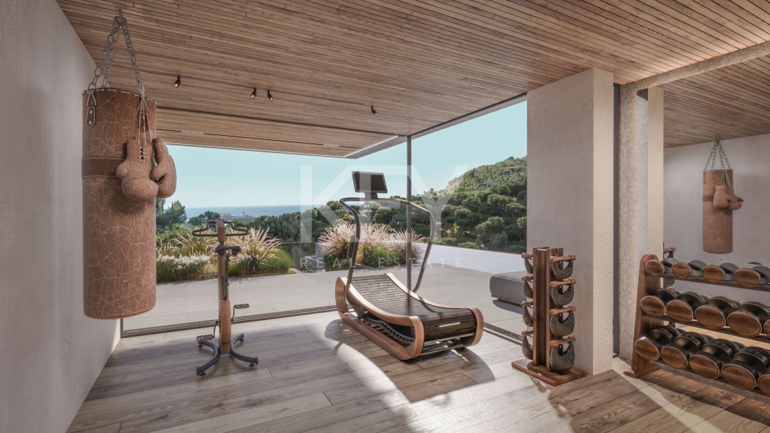 Modern Andalusian luxury with panoramic sea views in El Madroñal, Benahavís