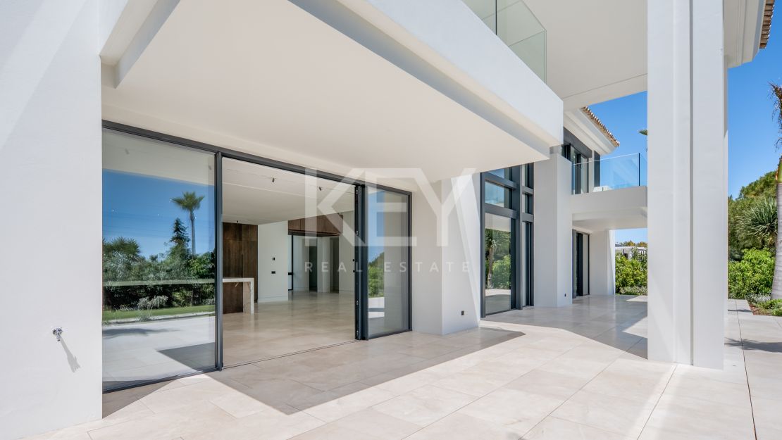 Proyecto de mansión de estilo moderno con aclamados arquitectos de Marbella en Rocio de Nagueles, Marbella