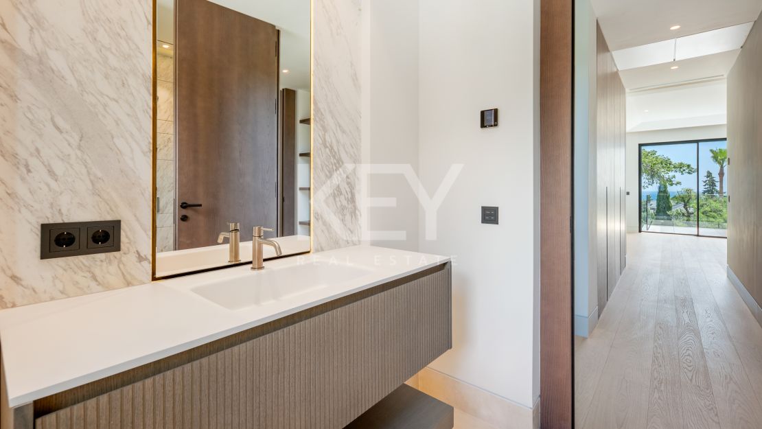 Proyecto de mansión de estilo moderno con aclamados arquitectos de Marbella en Rocio de Nagueles, Marbella