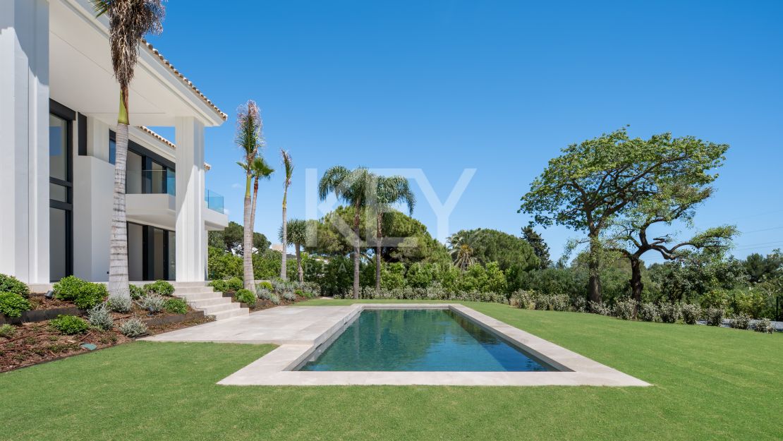 Proyecto de mansión de estilo moderno con aclamados arquitectos de Marbella en Rocio de Nagueles, Marbella