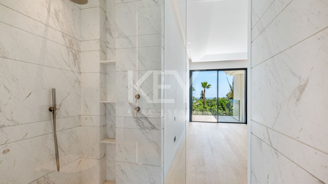 Proyecto de mansión de estilo moderno con aclamados arquitectos de Marbella en Rocio de Nagueles, Marbella