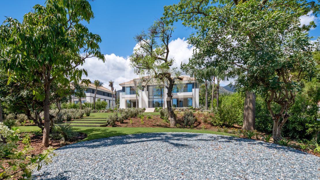 Proyecto de mansión de estilo moderno con aclamados arquitectos de Marbella en Rocio de Nagueles, Marbella