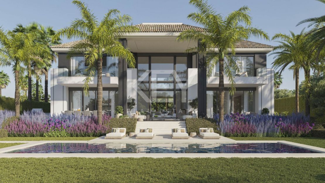 Modern style mansion project with acclaimed Marbella´s arquitects in Rocio de Nagueles, Marbella